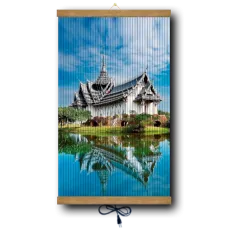 Картина обігрівач "Будинок біля озера" Картина обігрівач "Будинок біля озера"